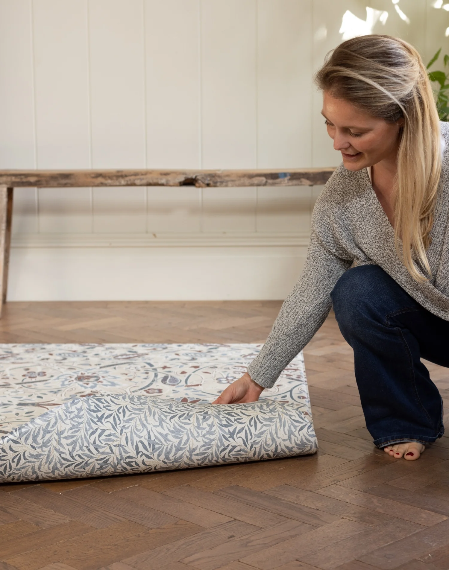 Morris & Co. The Bullerswood Stone Woad Playmat - Image 14