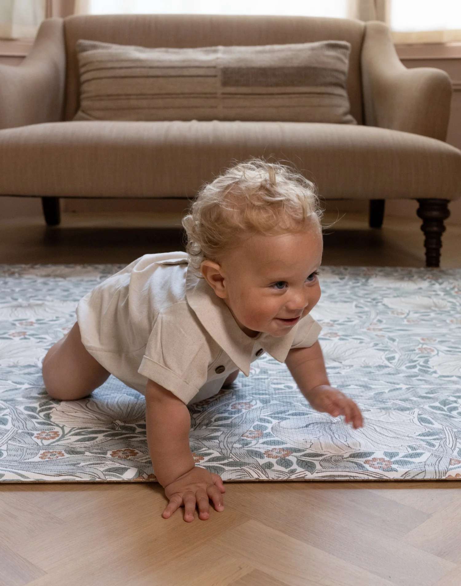 Morris & Co. The Pimpernel Playmat Mineral Blue - Image 5