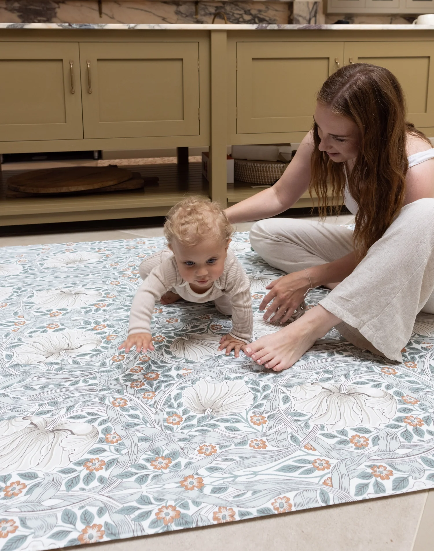 Morris & Co. The Pimpernel Playmat Mineral Blue - Image 7